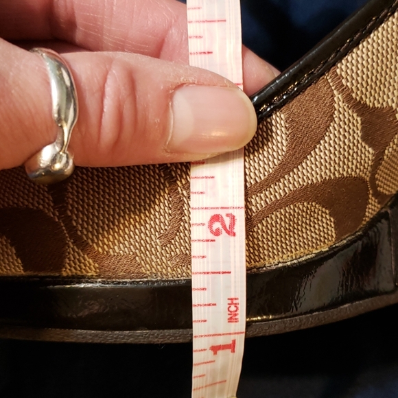 Coach Signature Iyana monogram wedge platform 7.5 - Picture 8 of 8